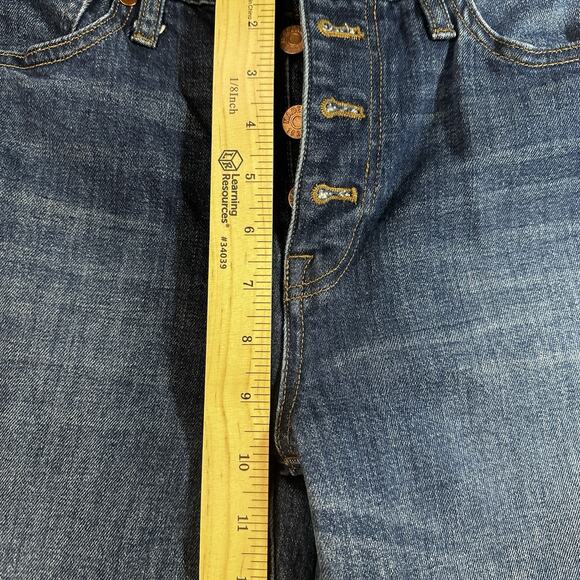 Madewell Women’s Flea Market Flare Jeans Size 27 Button Fly - Picture 4 of 9